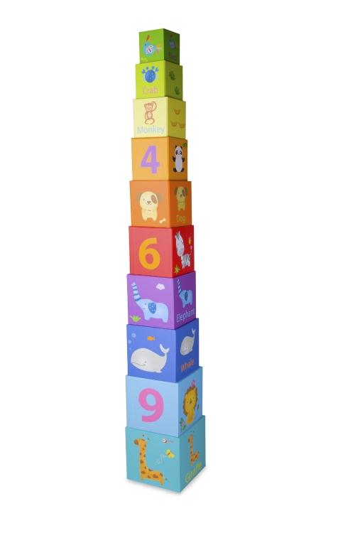 Education Essentials Classic World Stacking Cubes