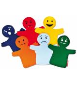 Educational Puppets - Emotions set 6pc