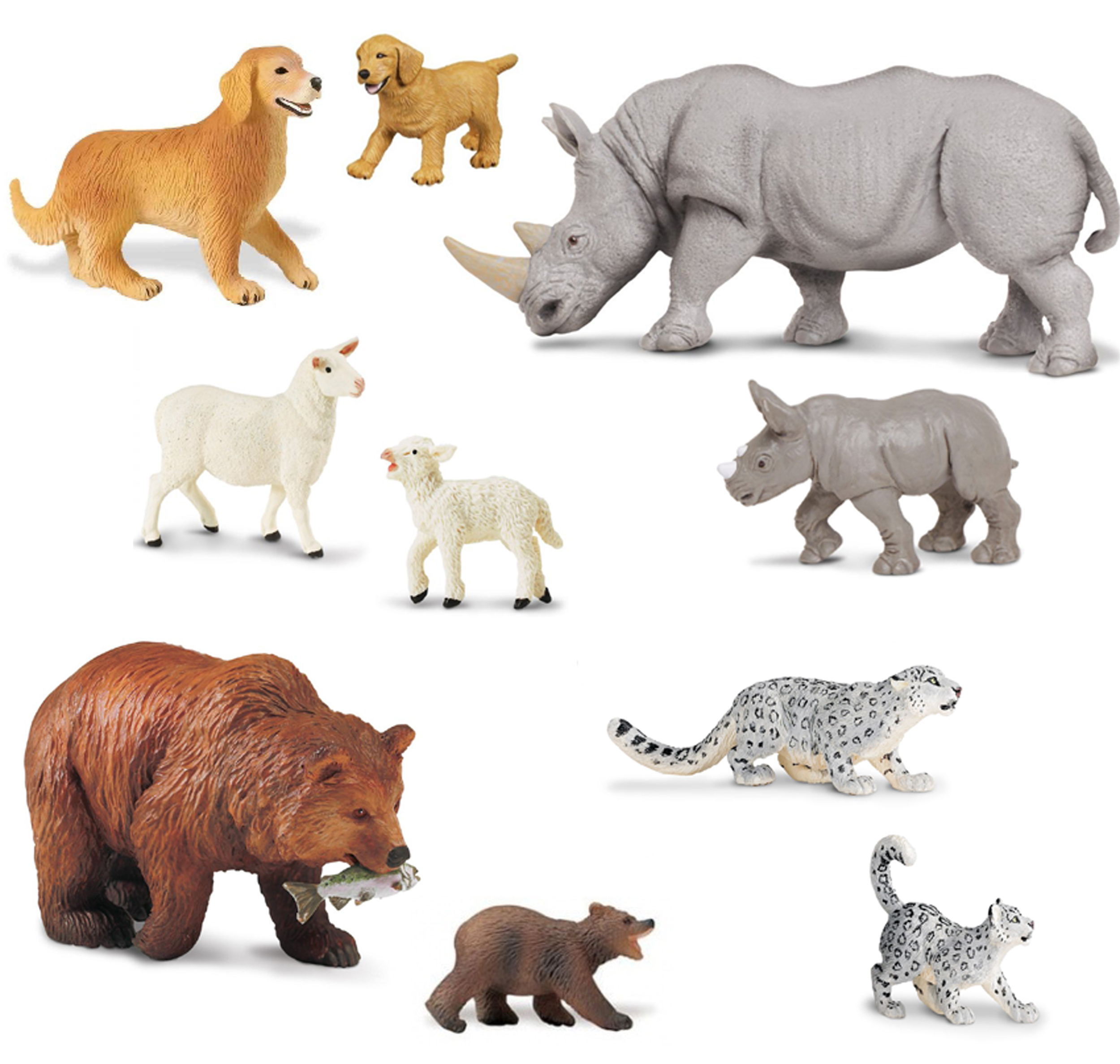 Education Essentials - Safari Ltd Mother And Baby Animal Set