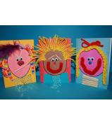 SmartCraft Make A Face - Colour And Collage Cards